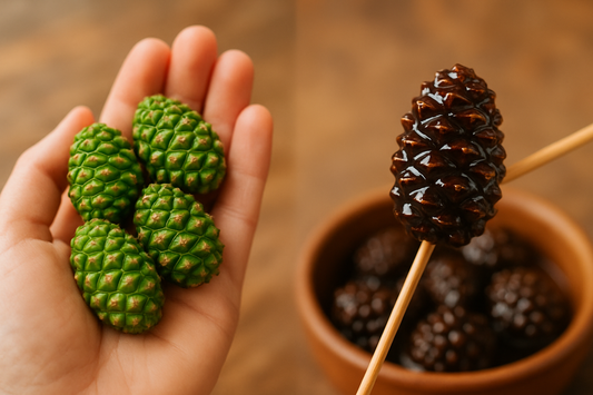 Green Pine Cones & Candied Cones: a functional treat for gentle seasonal support