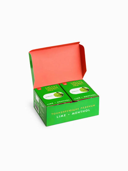 Energy Lime + Menthol – Natural Honey Drops